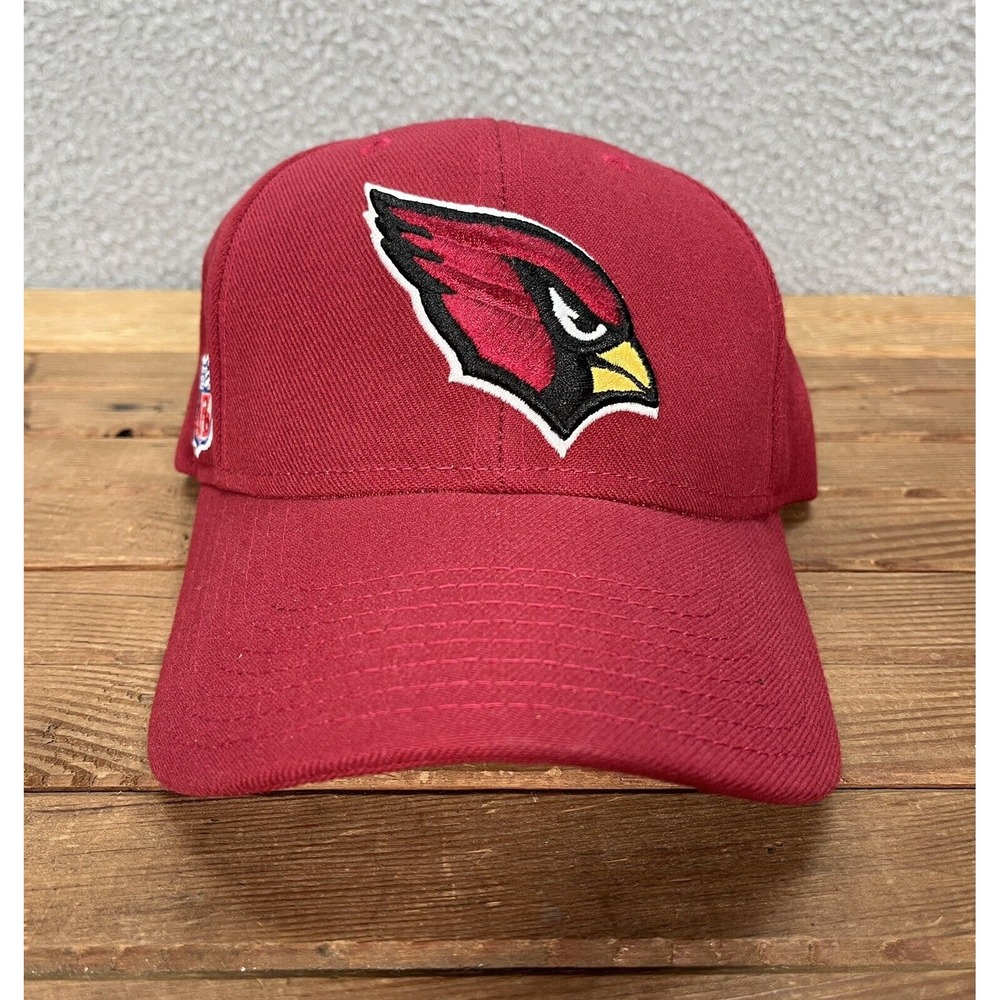 Arizona Cardinals Hat Adult Red Strap Back Wool Blend Reebok On Field Cap NFL